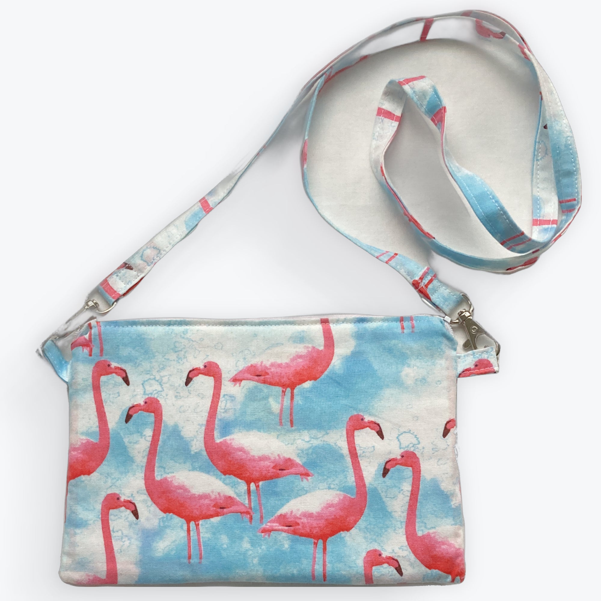 Pink Flamingos Cross Body Purse